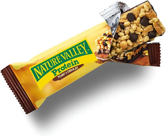 Nature Valley Protein Peanut & Chocolate Gluten Free Cereal Bars, 40 g (Pack of 26 )