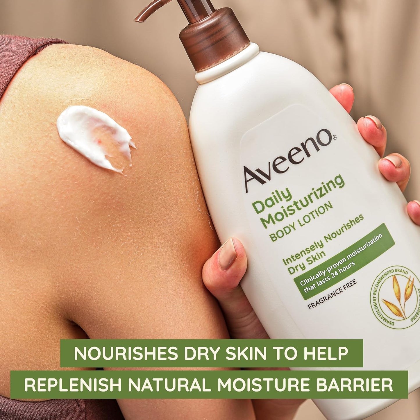 Aveeno Daily Moisturising Body Lotion, With Soothing Oats & Rich Emollients 500ml
