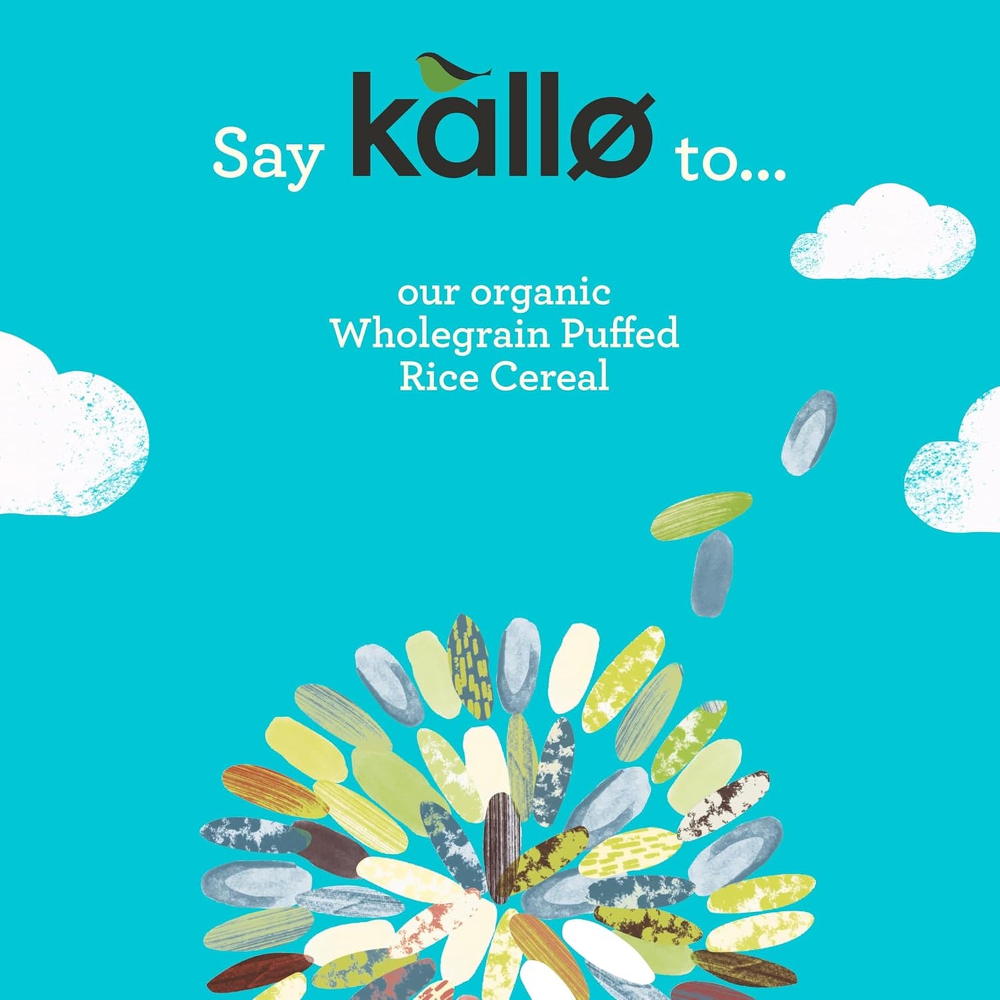 Kallo Organic Puffed Rice Cereal, 225g