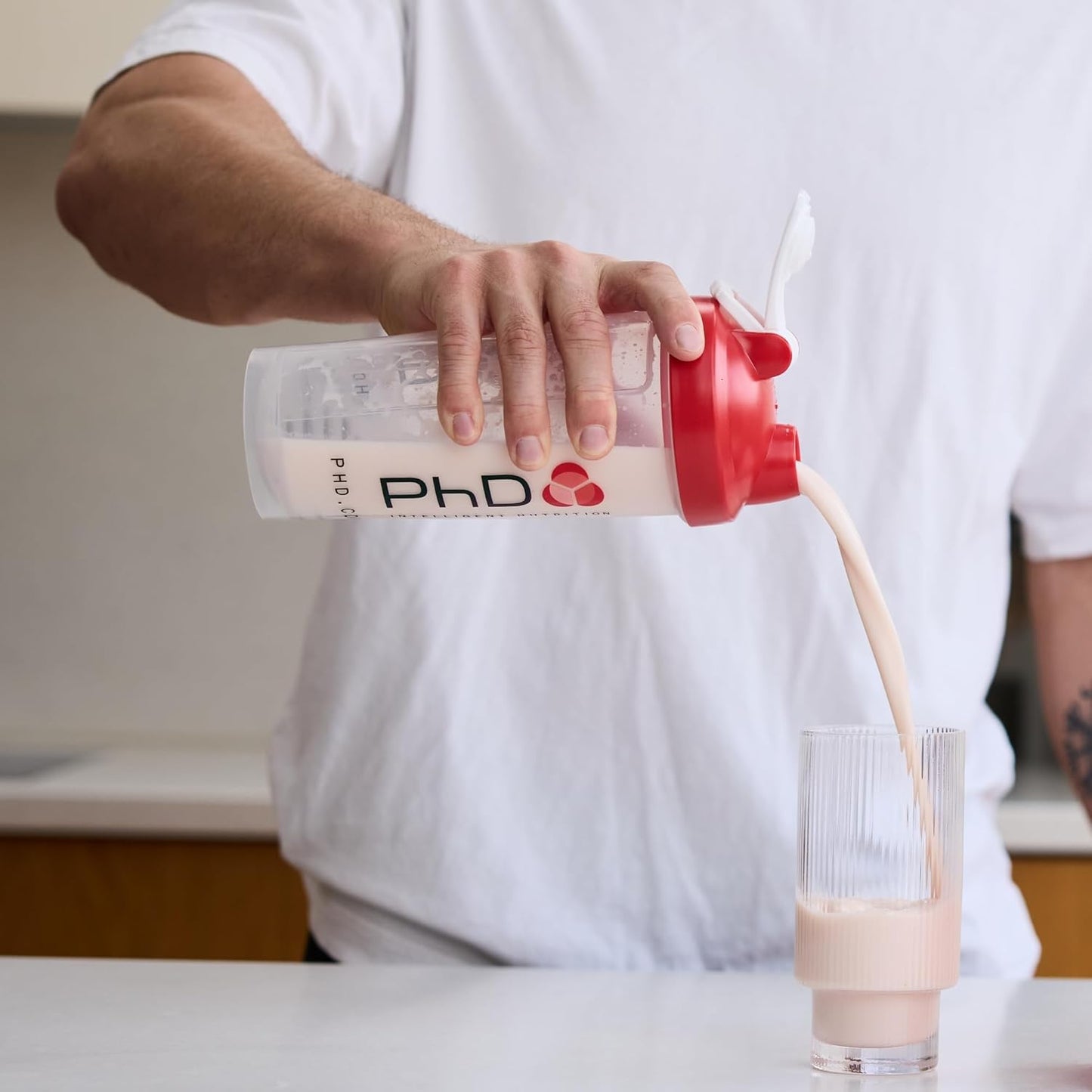 PhD Nutrition Mixball Shaker, Shaker for Protein Shakes, Wire Mixball Whisk 600 ml