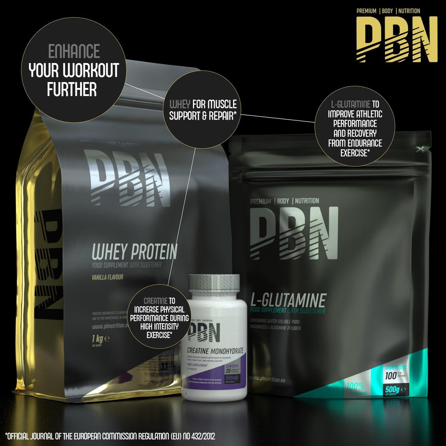 PBN - Premium Body Nutrition Whey Protein 1kg Vanilla, New Improved Flavour