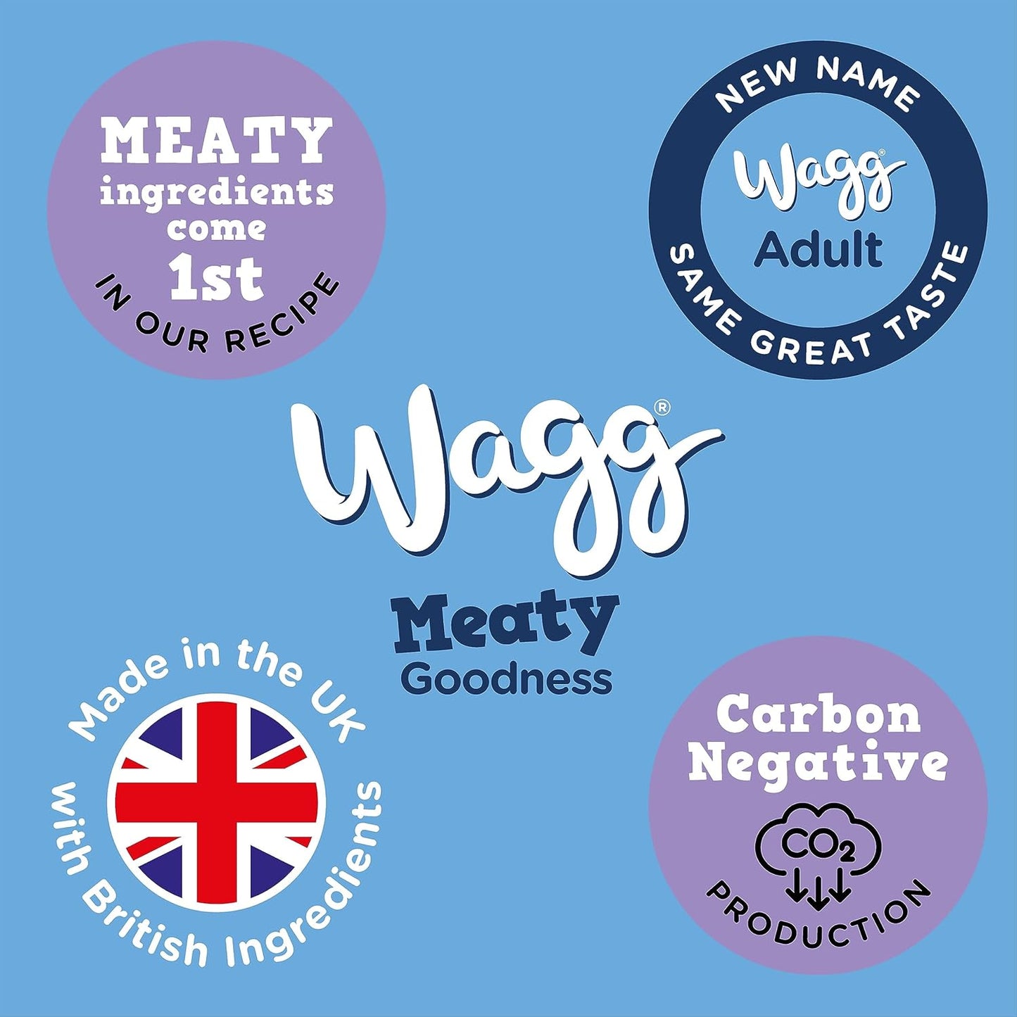 Wagg Meaty Goodness Complete Dry Adult Dog Food Chicken Dinner 12kg