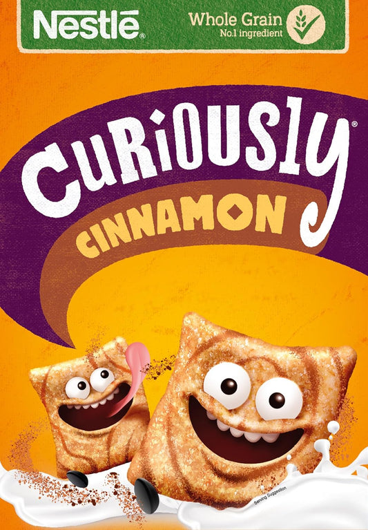 Nestle Curiously Cinnamon Cereal, 375g