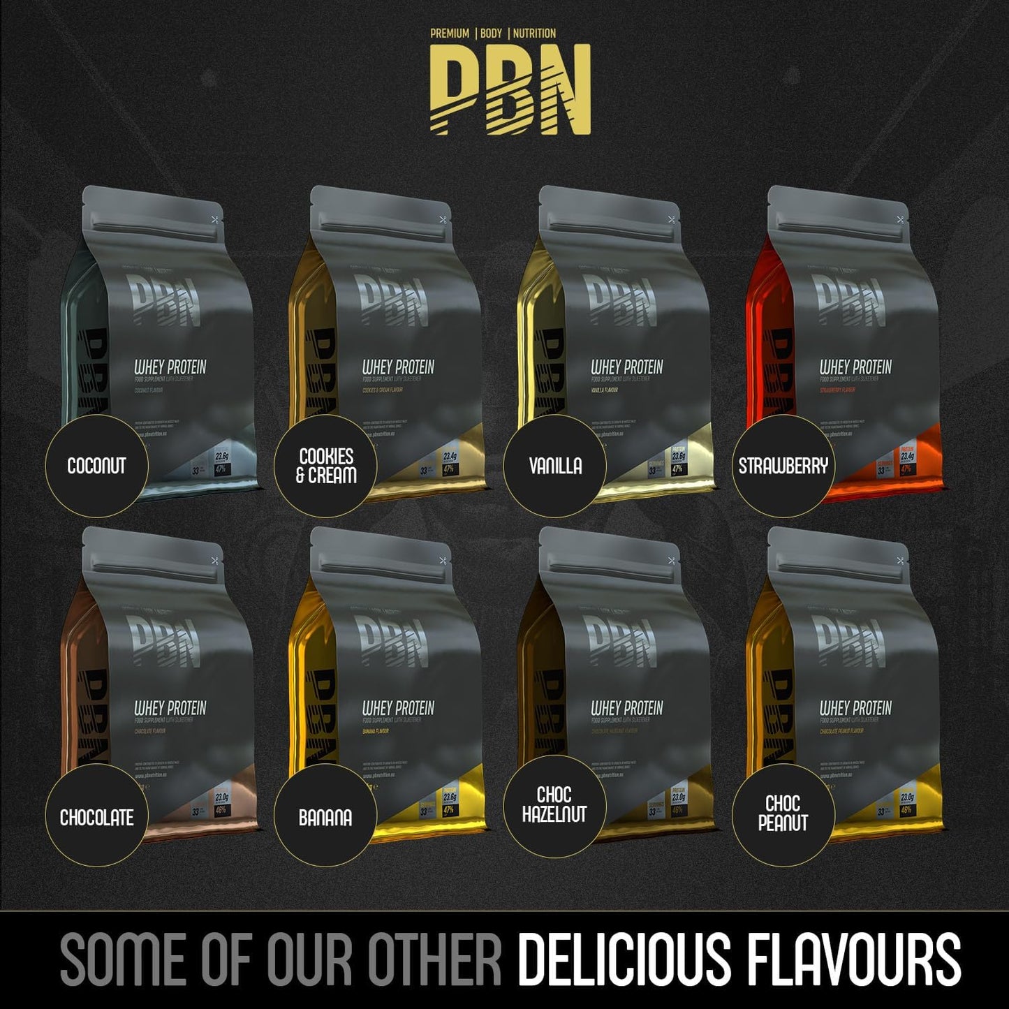 PBN - Premium Body Nutrition Whey Protein 1kg Vanilla, New Improved Flavour