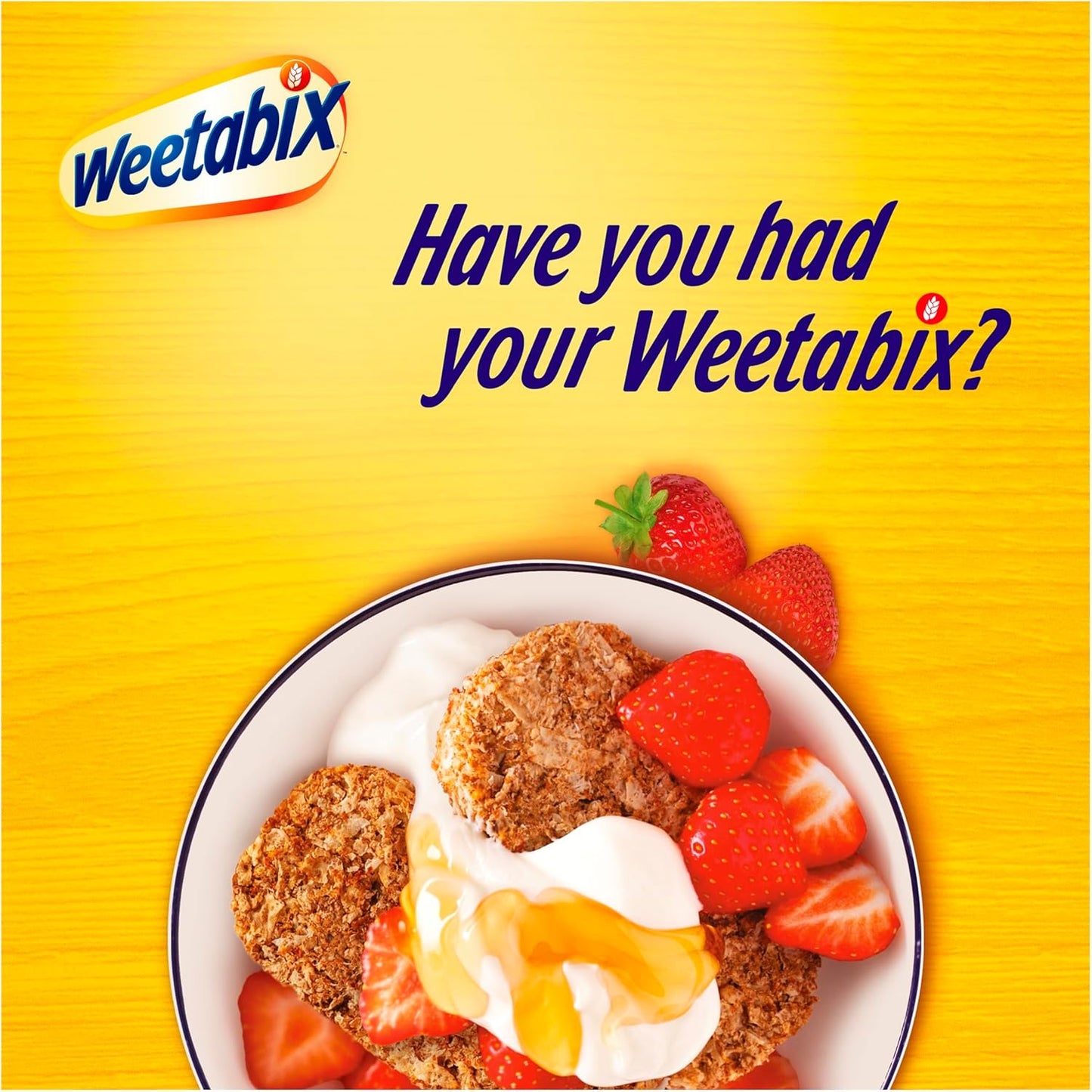 Weetabix, Breakfast, Packed with Fibre, High in Vitamin D, Low in Sugar and Salt, 24 Biscuits (430g)