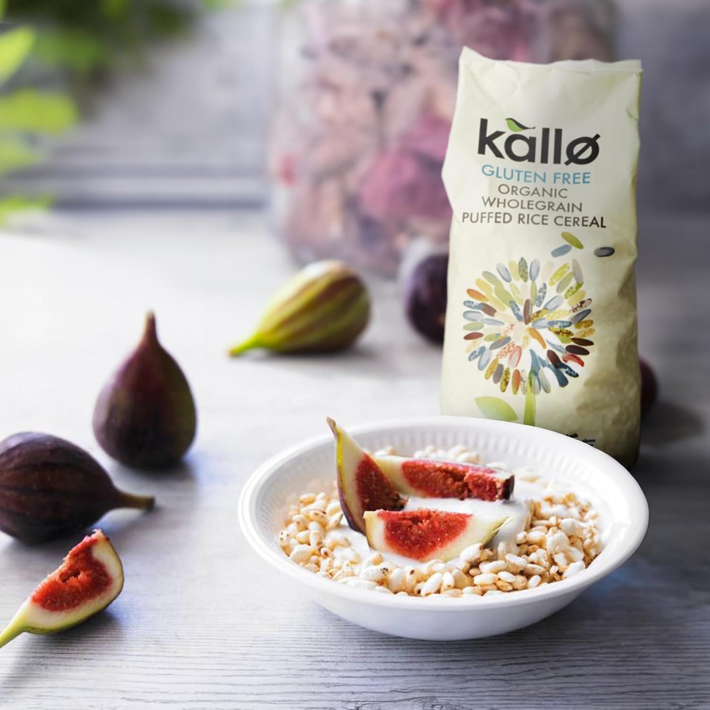 Kallo Organic Puffed Rice Cereal, 225g