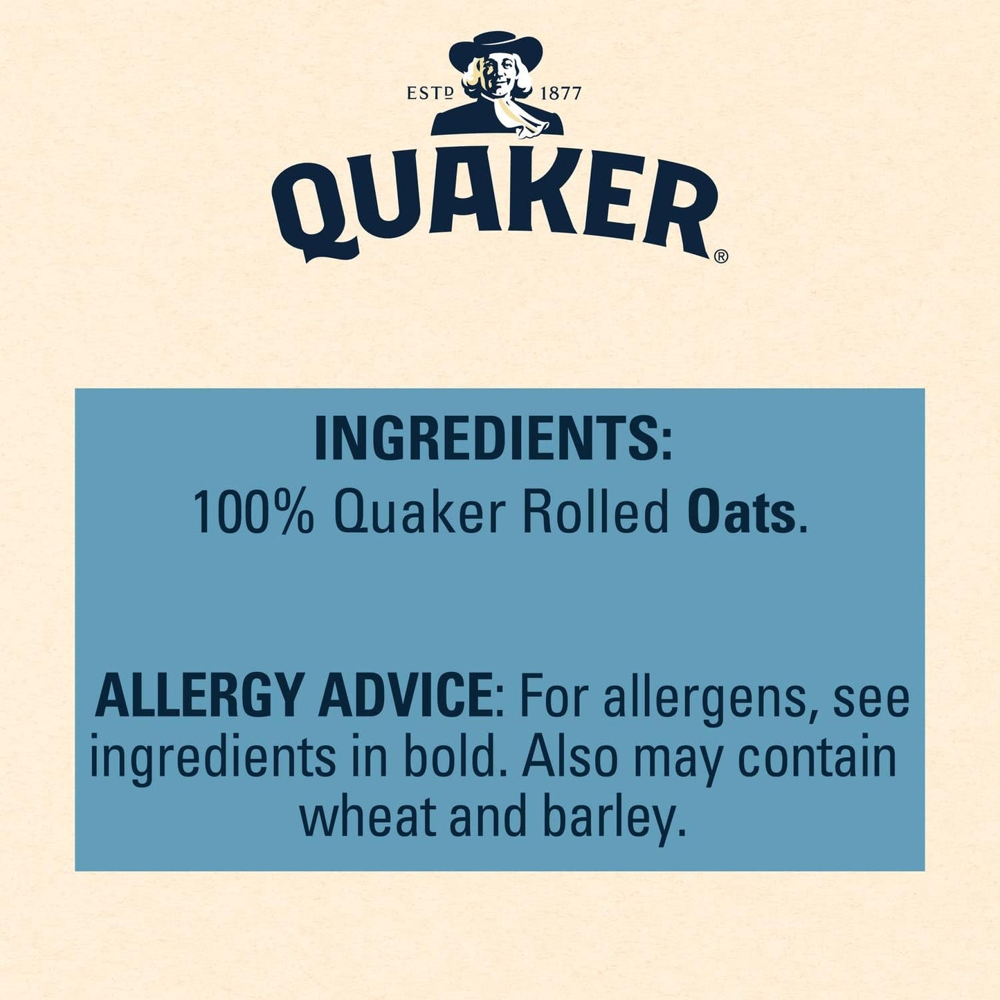 Quaker British Porridge Rolled Oats 1kg (Packing May Vary)