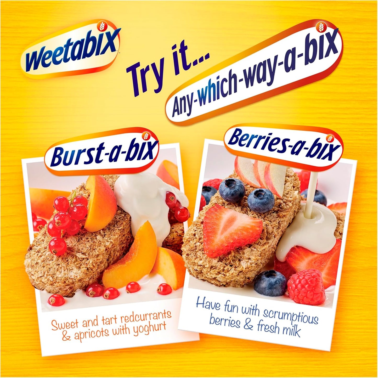 Weetabix, Breakfast, Packed with Fibre, High in Vitamin D, Low in Sugar and Salt, 24 Biscuits (430g)