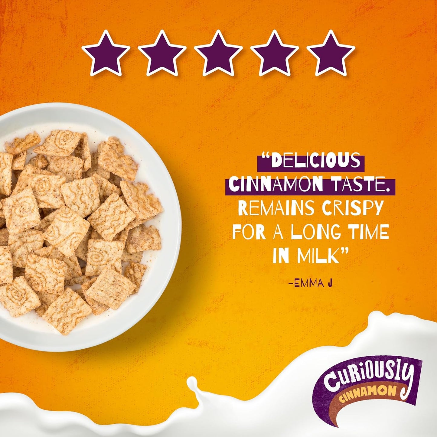 Nestle Curiously Cinnamon Cereal, 375g