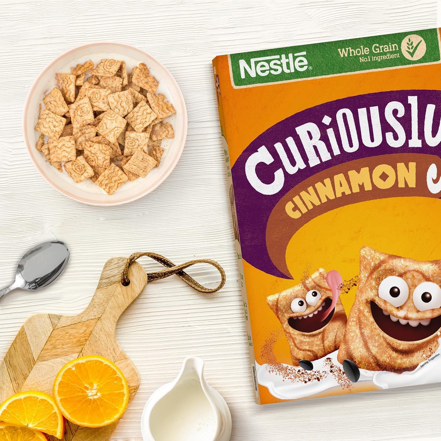 Nestle Curiously Cinnamon Cereal, 375g