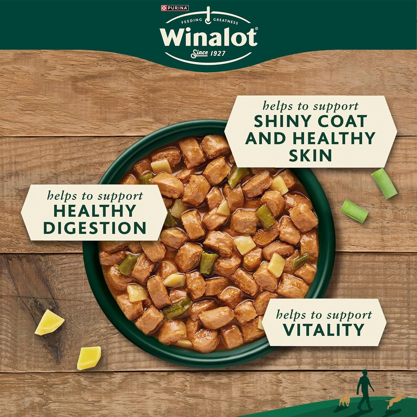 WINALOT Sunday Dinner Mixed in Gravy Wet Dog Food 40x100g