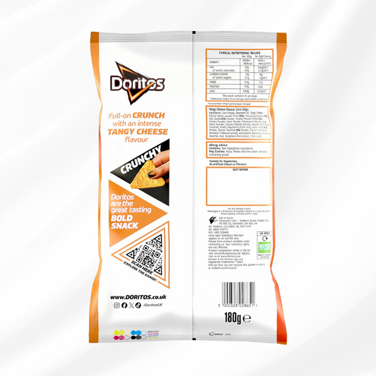 Doritos Tangy Cheese Tortilla Chips Sharing Bag Crisps 180g