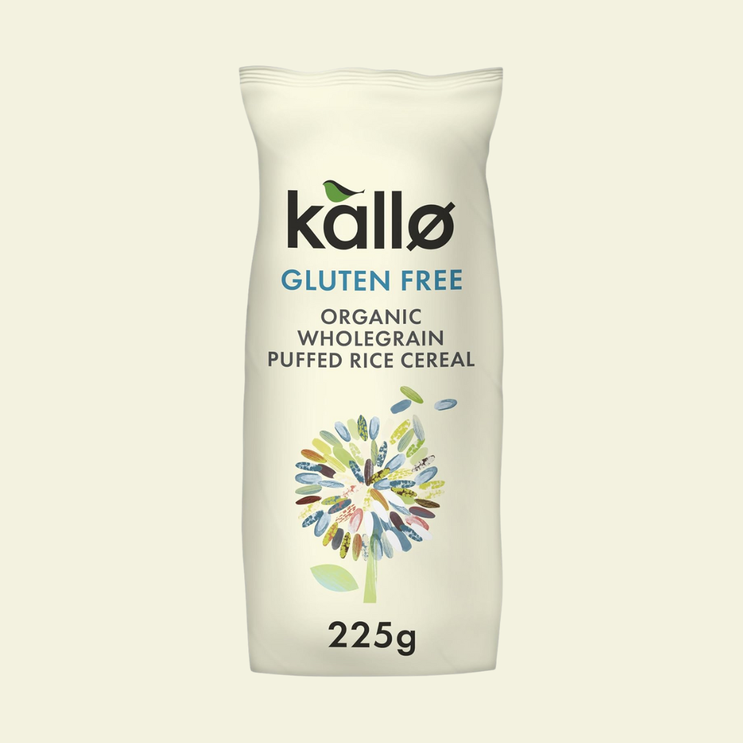 Kallo Organic Puffed Rice Cereal, 225g