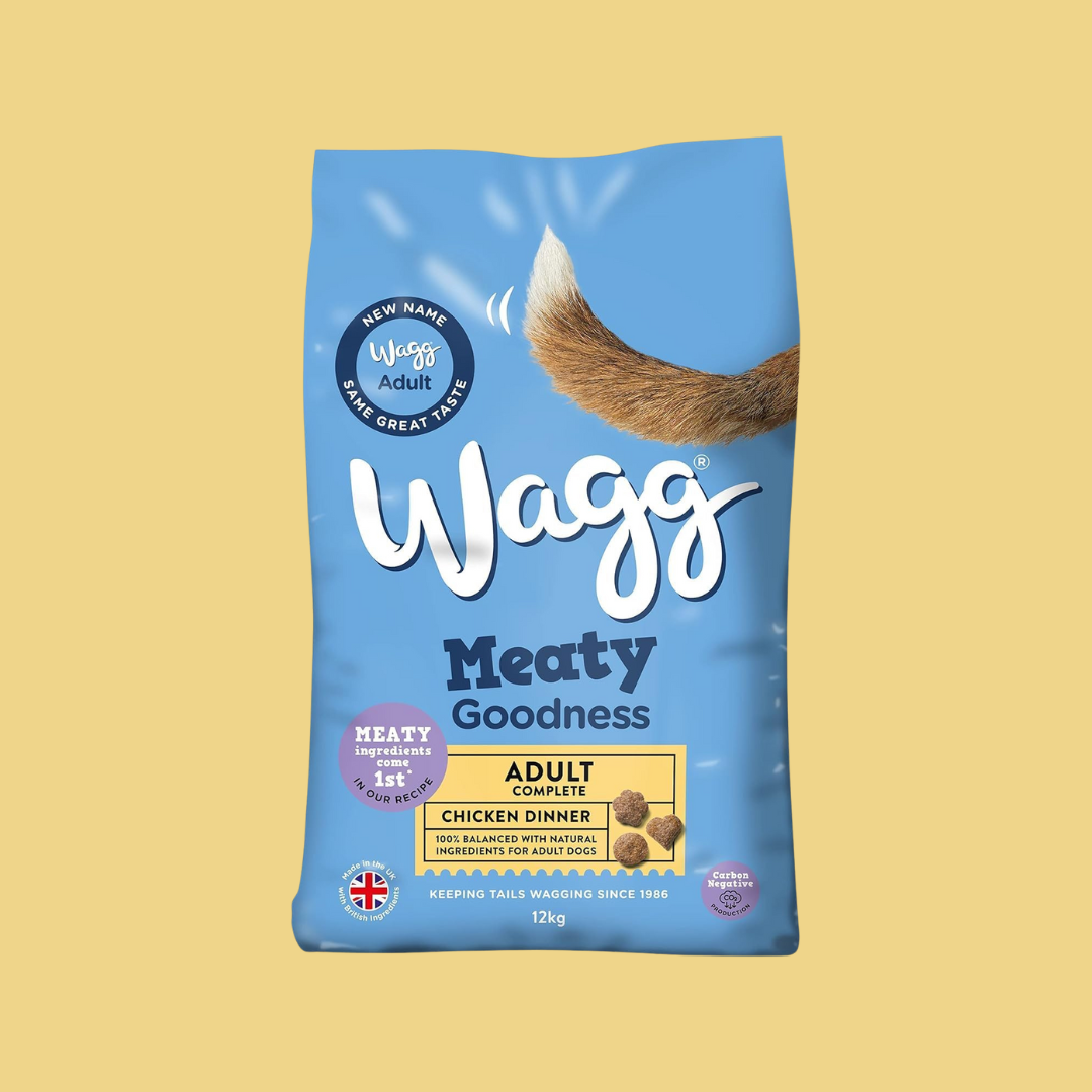 Wagg Meaty Goodness Complete Dry Adult Dog Food Chicken Dinner 12kg