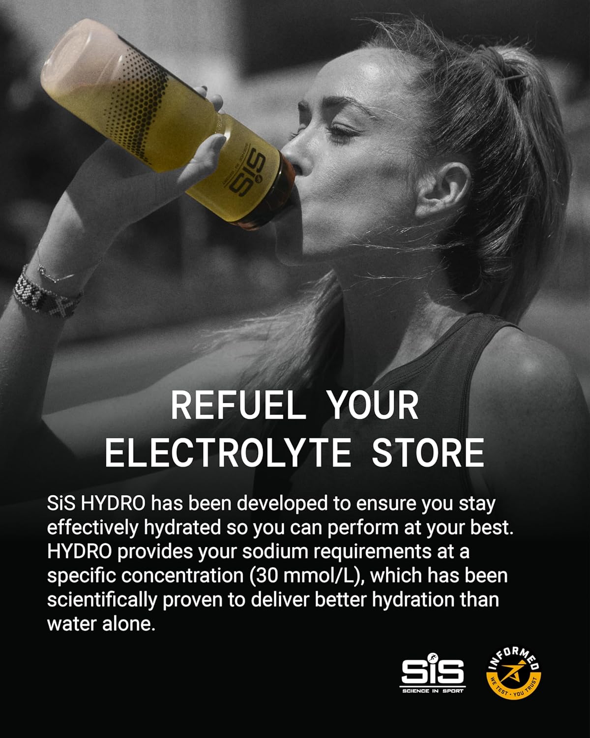 Science in Sport Hydro Electrolyte Tablets 20 pcs. Berry – Vegan & Gluten-Free, Ideal to Promote Hydration and Maintain Electrolytes Balance