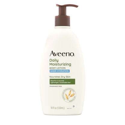 Aveeno Daily Moisturising Body Lotion, With Soothing Oats & Rich Emollients 500ml