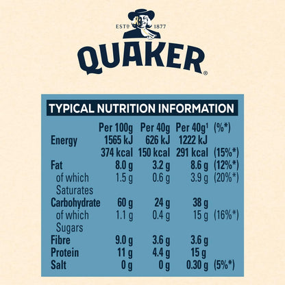 Quaker British Porridge Rolled Oats 1kg (Packing May Vary)