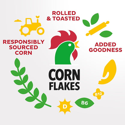 Kellogg's Corn Flakes Breakfast Cereal, 1kg