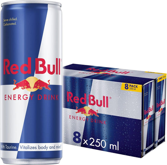 Red Bull Energy Drink 250ml, 8 Pack
