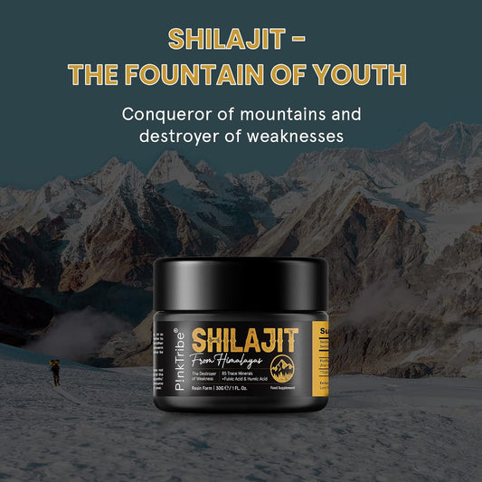 Shilajit Resin, Original Himalayan Shilajit 30g - Gold Grade 100% Pure, Rich in Fulvic & Humic Acid