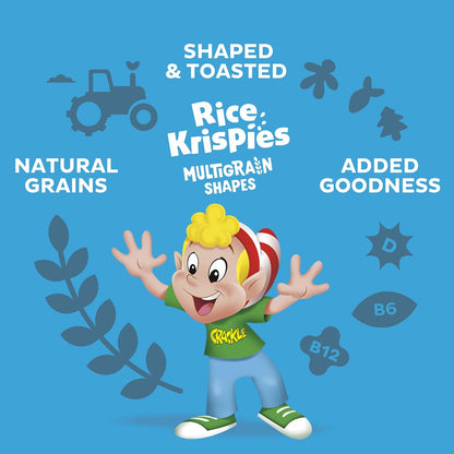 Kellogg's Rice Krispies Multigrain Shapes Breakfast Cereal Box, 350g