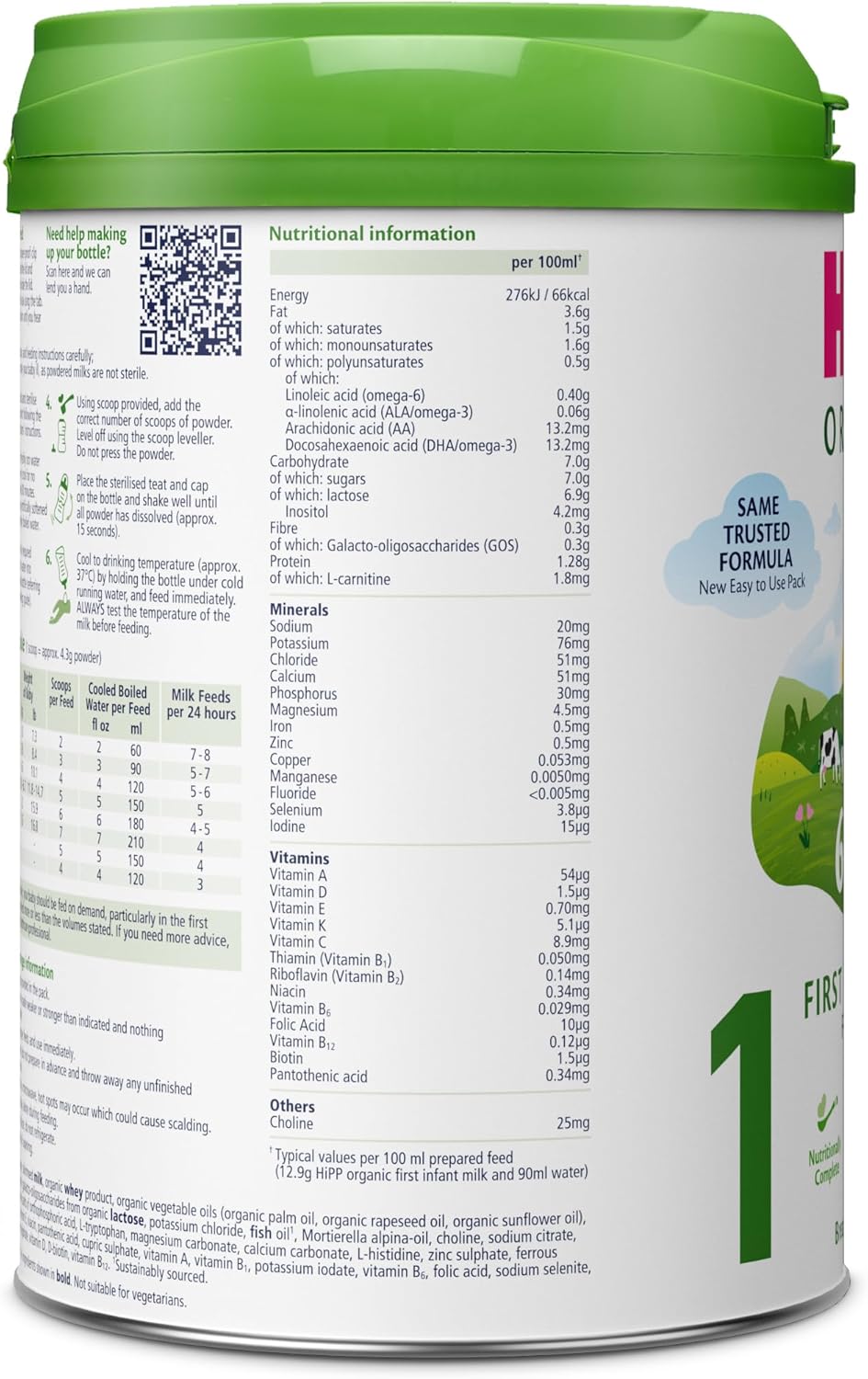 Cow & Gate First Infant Baby Milk Powder 800g (Pack of 6)