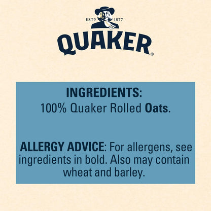 Quaker British Porridge Rolled Oats 1kg (Packing May Vary)