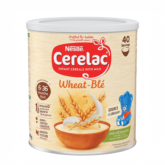 Nestlé Cerelac Wheat Infant Cereal with Milk, 6+ Months, 1kg