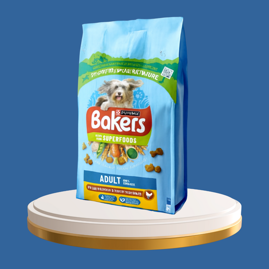 Bakers Adult Dry Dog Food Chicken and Veg 14 kg, Packaging May Vary