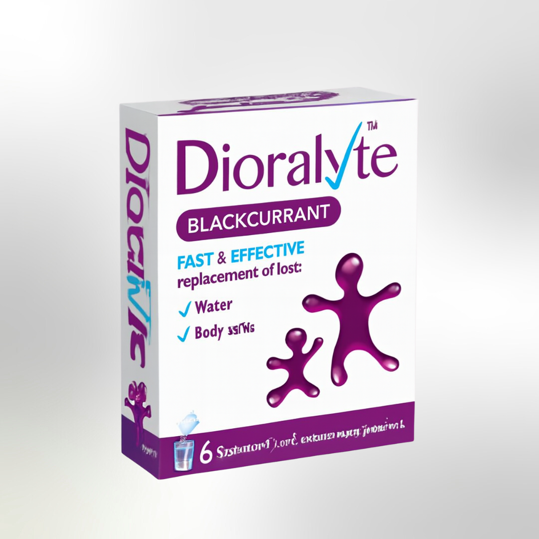 Dioralyte - Fast and Effective Supplement Treatment for Reducing Dehydration and Replacing Electrolytes Blackcurrant Flavour - 6 Sachets