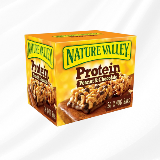 Nature Valley Protein Peanut & Chocolate Gluten Free Cereal Bars, 40 g (Pack of 26 )