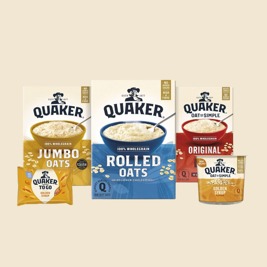 Quaker British Porridge Rolled Oats 1kg (Packing May Vary)