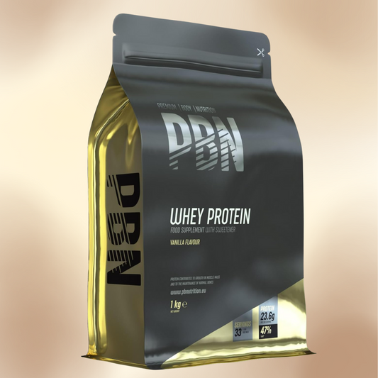 PBN - Premium Body Nutrition Whey Protein 1kg Vanilla, New Improved Flavour