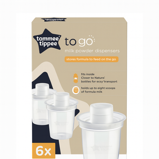 Tommee Tippee To Go Milk Powder Dispensers – 6 Packs